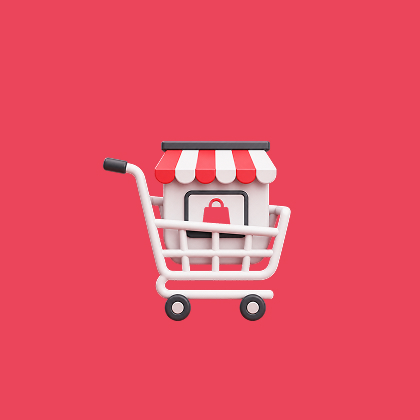 Top e-commerce platforms for online store setup including Shopify, WooCommerce, and Magento with design for AI approach